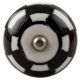 Black And White Ceramic Floral Wine Stopper 